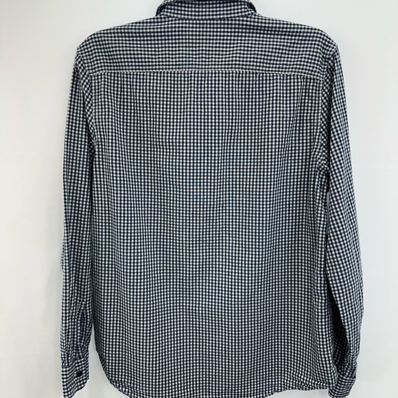 Polo Ralph Lauren Boys Button Down Shirt XL 18-20 Dark Blue White Check Cotton - Picture 3 of 10